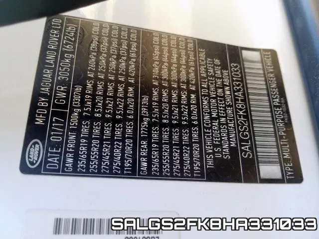 SALGS2FK8HA331033