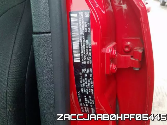 ZACCJAAB0HPF05445