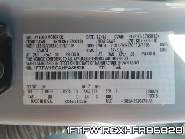 1FTFW1RGXHFA86828