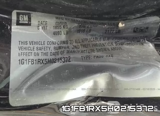 1G1FB1RX5H0215372