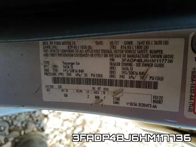 3FADP4BJ6HM117736