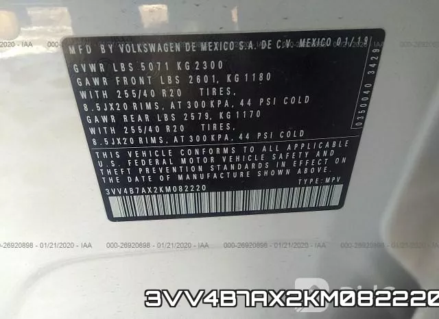 3VV4B7AX2KM082220