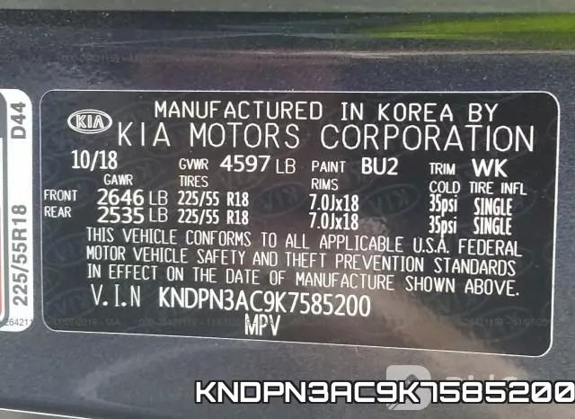 KNDPN3AC9K7585200