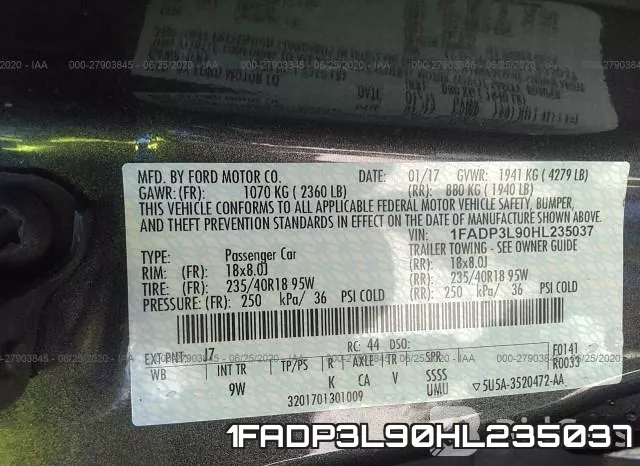 1FADP3L90HL235037