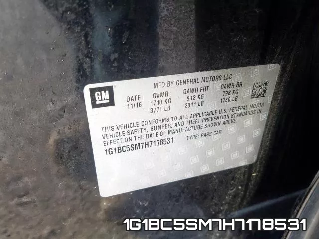 1G1BC5SM7H7178531