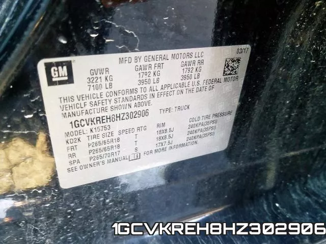 1GCVKREH8HZ302906