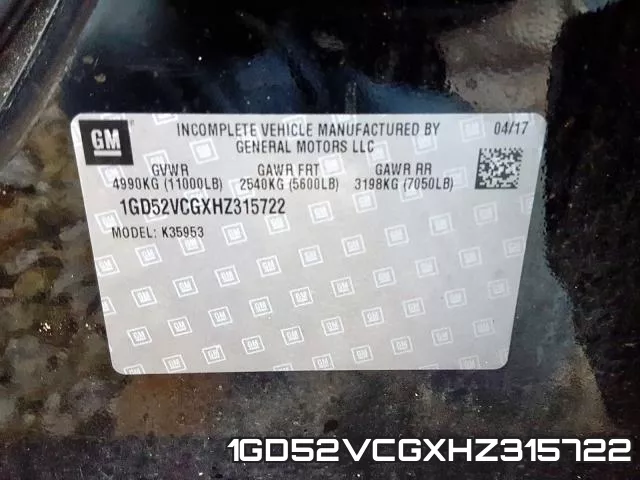 1GD52VCGXHZ315722
