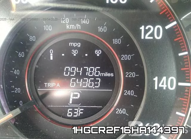 1HGCR2F16HA144397