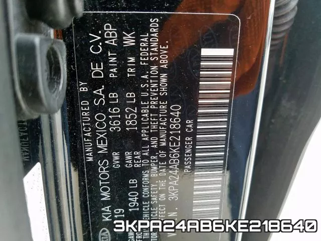 3KPA24AB6KE218640