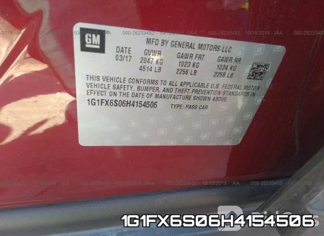1G1FX6S06H4154506