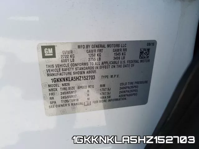 1GKKNKLA5HZ152703