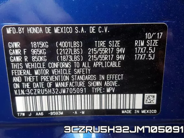 3CZRU5H32JM705091