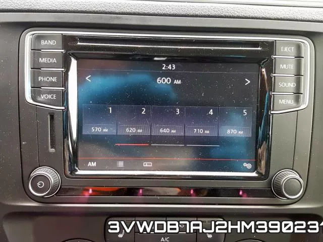3VWDB7AJ2HM390231