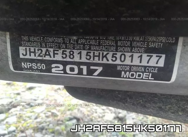 JH2AF5815HK501177