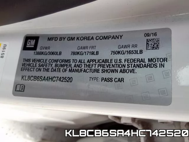 KL8CB6SA4HC742520