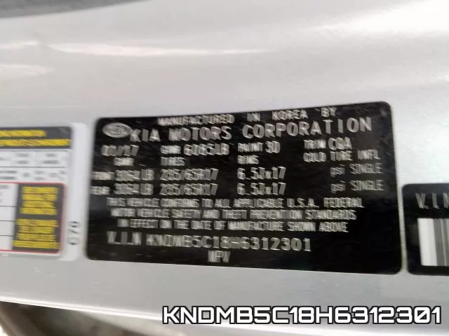 KNDMB5C18H6312301