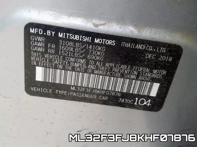 ML32F3FJ8KHF07876