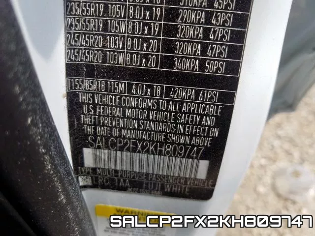 SALCP2FX2KH809747