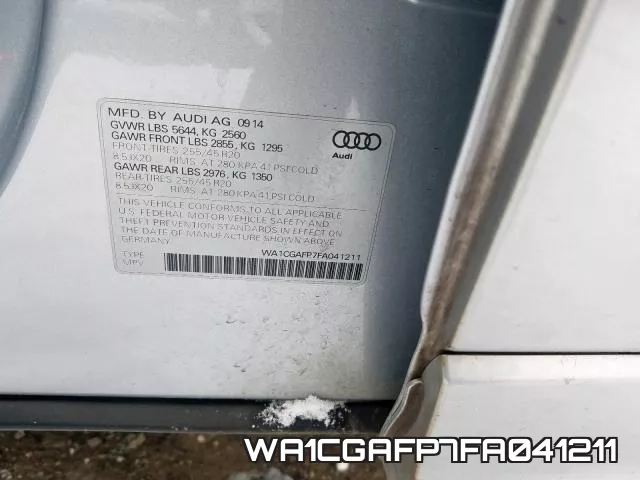 WA1CGAFP7FA041211