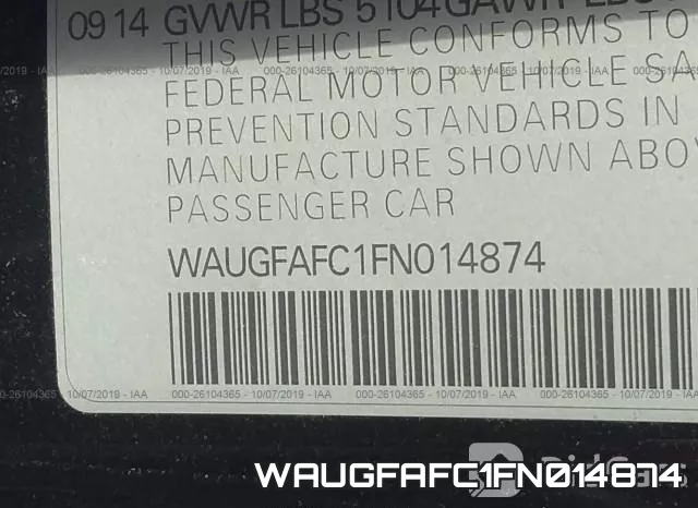 WAUGFAFC1FN014874