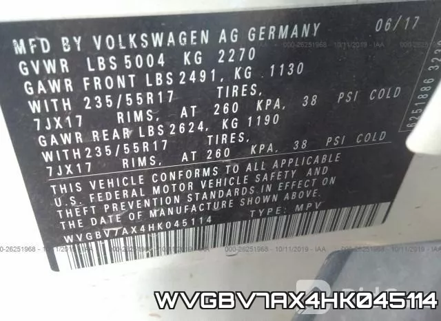 WVGBV7AX4HK045114