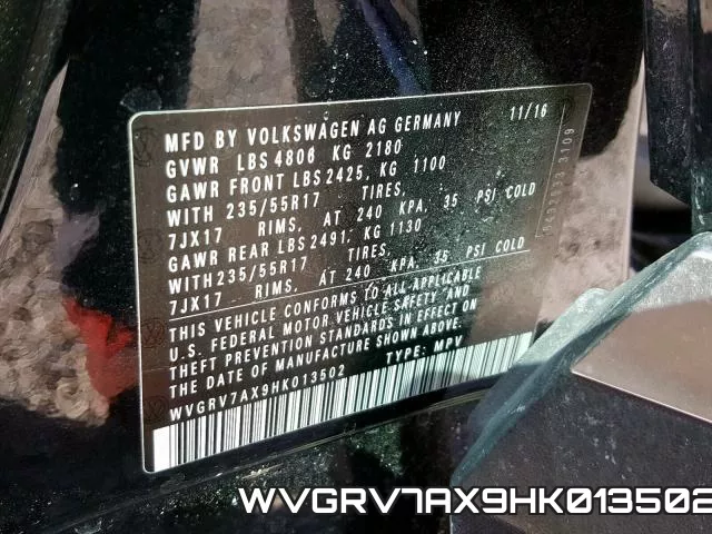 WVGRV7AX9HK013502