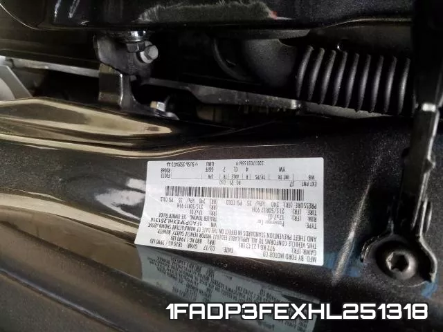 1FADP3FEXHL251318