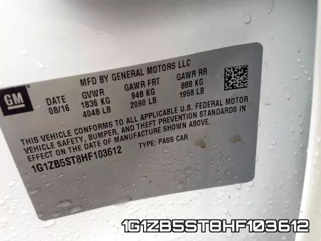 1G1ZB5ST8HF103612