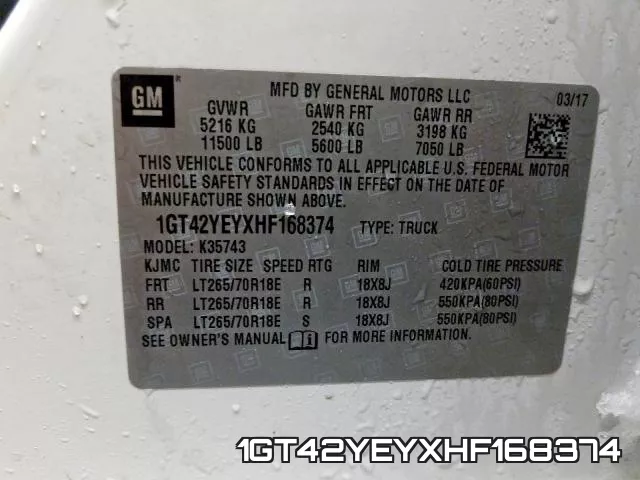 1GT42YEYXHF168374