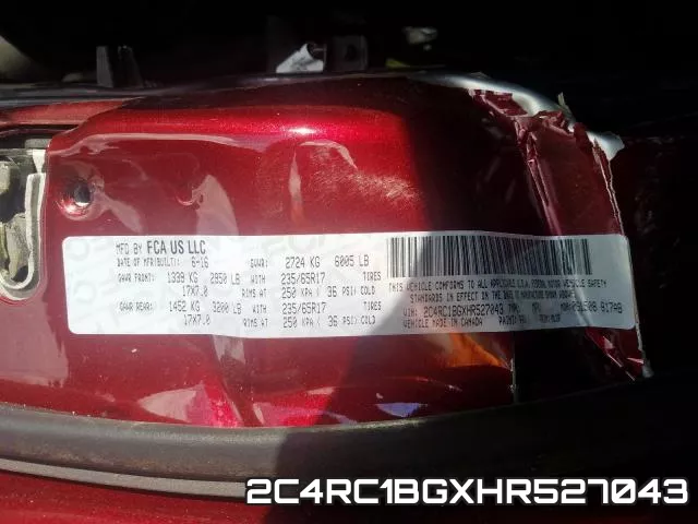 2C4RC1BGXHR527043