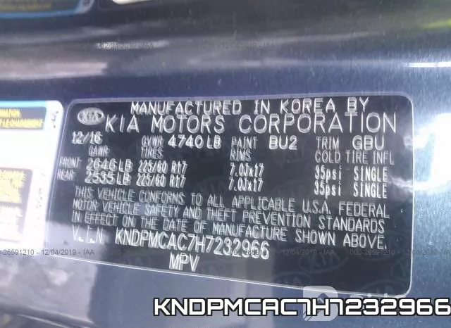 KNDPMCAC7H7232966