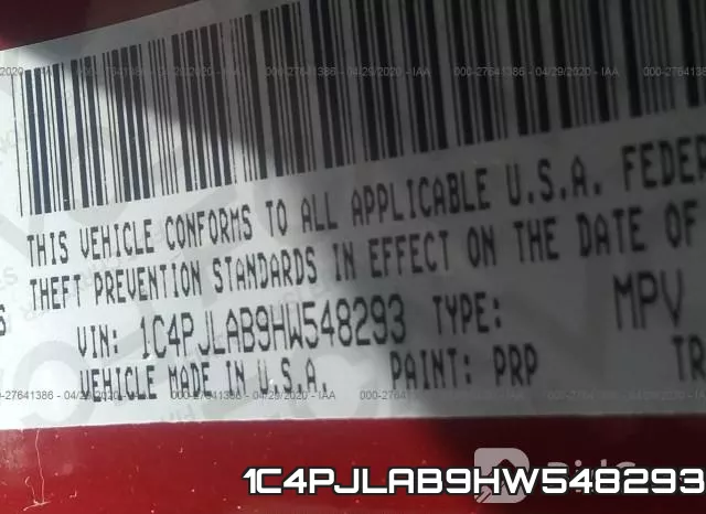 1C4PJLAB9HW548293