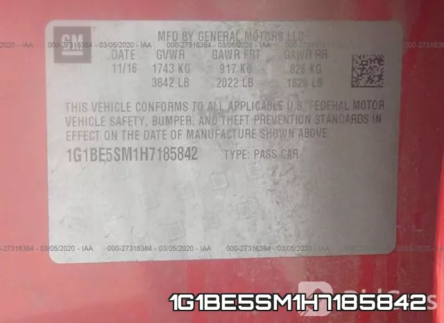 1G1BE5SM1H7185842