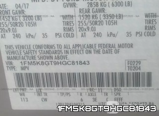 1FM5K8GT9HGC81843