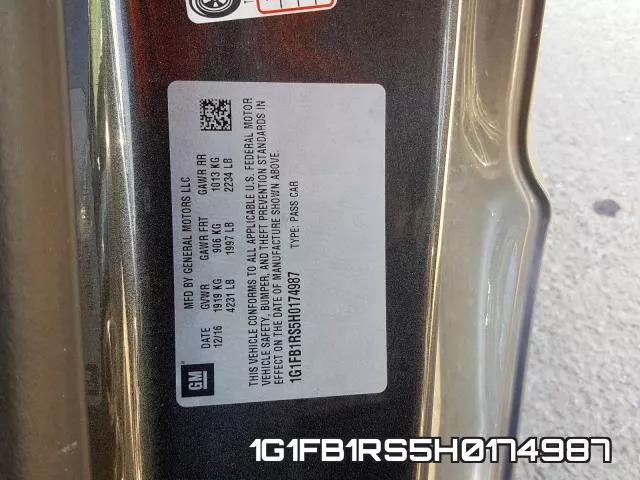 1G1FB1RS5H0174987