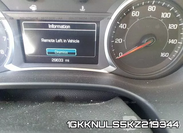 1GKKNULS5KZ219344