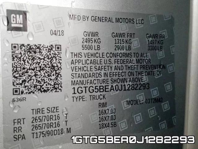 1GTG5BEA0J1282293