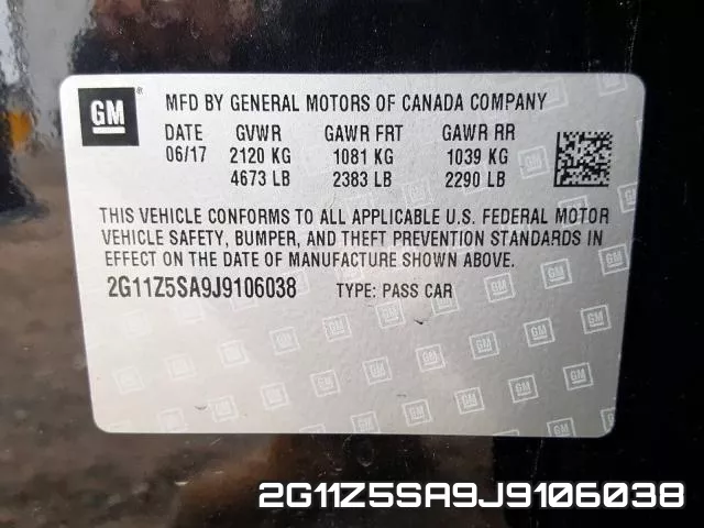 2G11Z5SA9J9106038