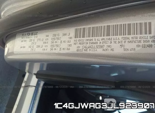 1C4GJWAG3JL923907