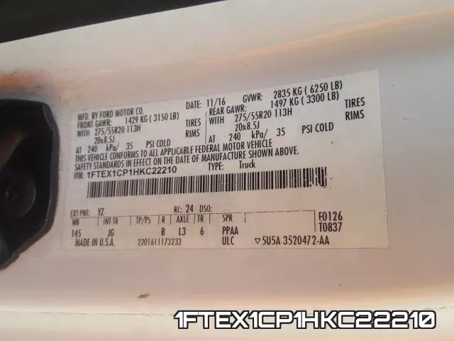 1FTEX1CP1HKC22210