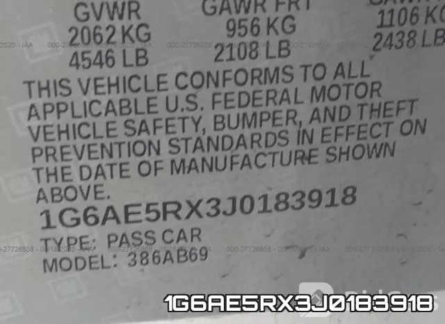 1G6AE5RX3J0183918
