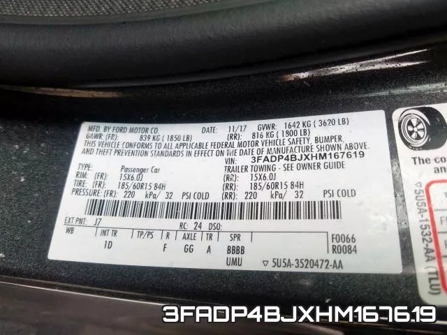 3FADP4BJXHM167619