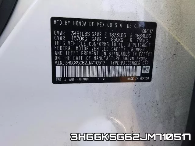 3HGGK5G62JM710517