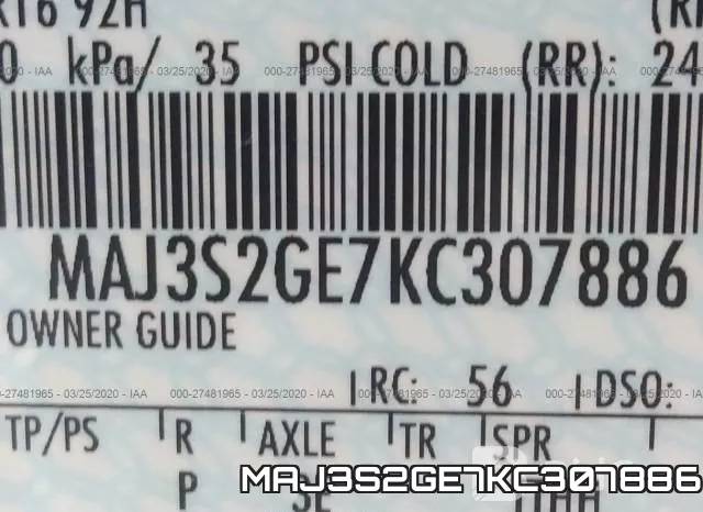 MAJ3S2GE7KC307886