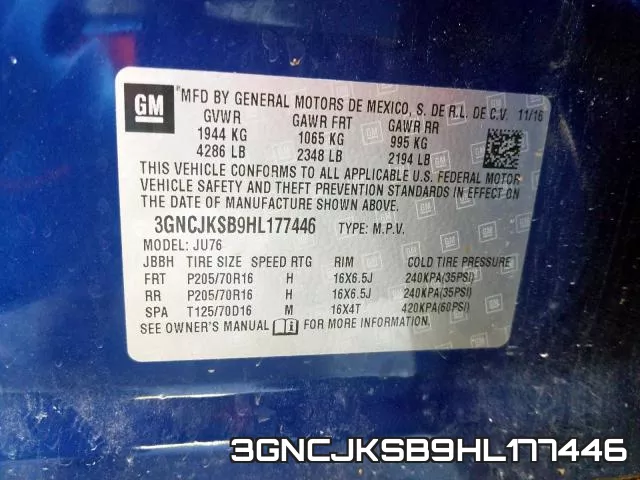 3GNCJKSB9HL177446