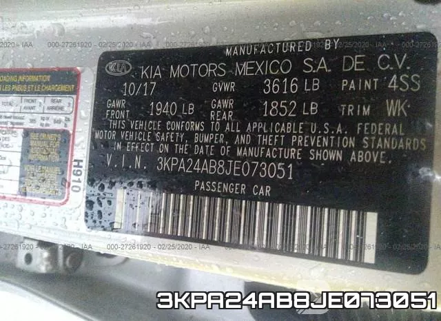 3KPA24AB8JE073051