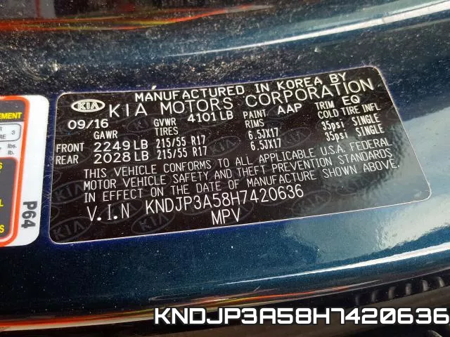 KNDJP3A58H7420636
