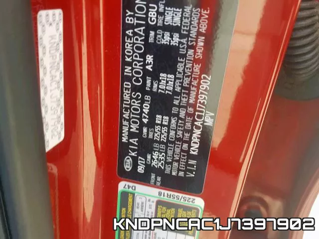 KNDPNCAC1J7397902