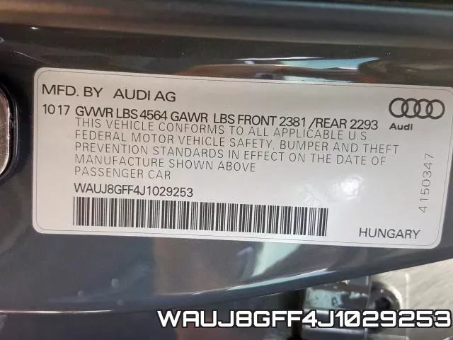 WAUJ8GFF4J1029253
