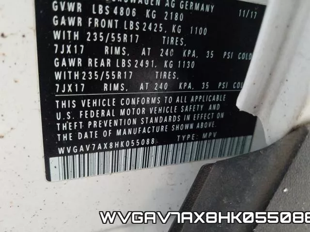 WVGAV7AX8HK055088